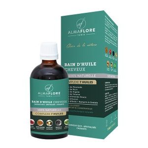 ALMAFLORE BAIN D’HUILES CHEVEUX : COMPLEXE 7 125ML