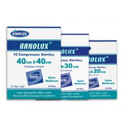 BANDLUX COMPRESSE 30*30 10 Pièces