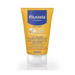 MUSTELA Lait solaire très haute protection, 100ml