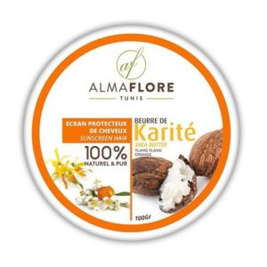 ALMAFLORE BEURRE DE KARITE YLANG YLANG ORANGE 100G