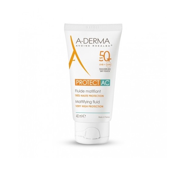 A-DERMA PROTECT AC FLUIDE MATIFIANT SPF50+ 40ML