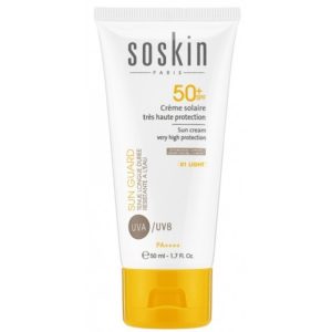 SOSKIN 01 CREME SOLAIRE TEINTEE LIGHT SPF50+, 50 ml