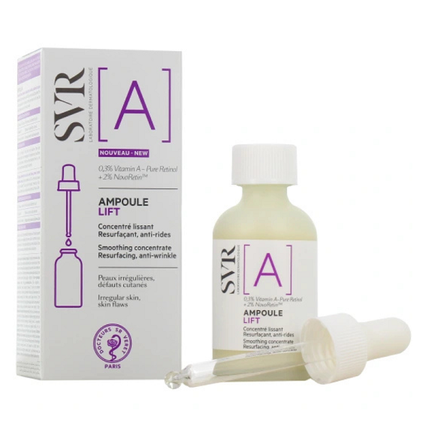 SVR - AMPOULE A LIFT 0.3% CONCENTRE LISSANT 30ML PEAUX NORMALES A GRASSES