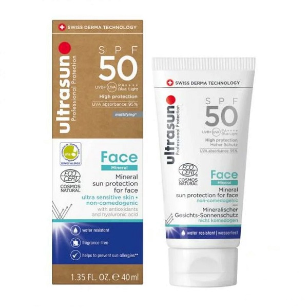 ULTRASUN FACE MINERAL SPF50+ 40ML