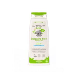 Alphanova Bébé Shampooing bébé bio 2 en 1 – croûtes de lait