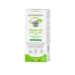 Alphanova Bébé Olizinc 40 Crème de Change, 50 g