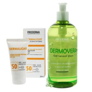 PRODERMA DERMALIGHT PACK ANTI AGE + GEL NETTOYANT 400 ml