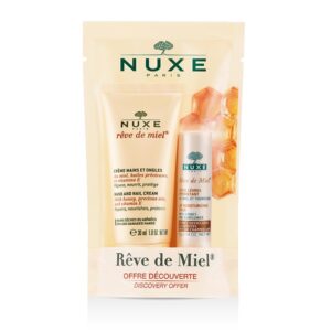 NUXE KIT DÉCOUVERTE RÊVE DE MIEL CRÈME MAINS ET ONGLES 30ML + STICK LÈVRES HYDRATANT
