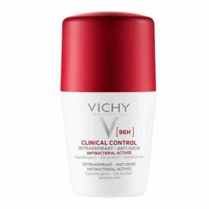 Vichy Clinical Control 96h Detranspirant Anti-Odor Deodorant Roll-on for Sensitive Skin, 50ml