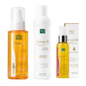 XEN PACK Keratin Q10 SHAMPOIN + SERUM + Lotion, 60g + 40ML GRATUIT
