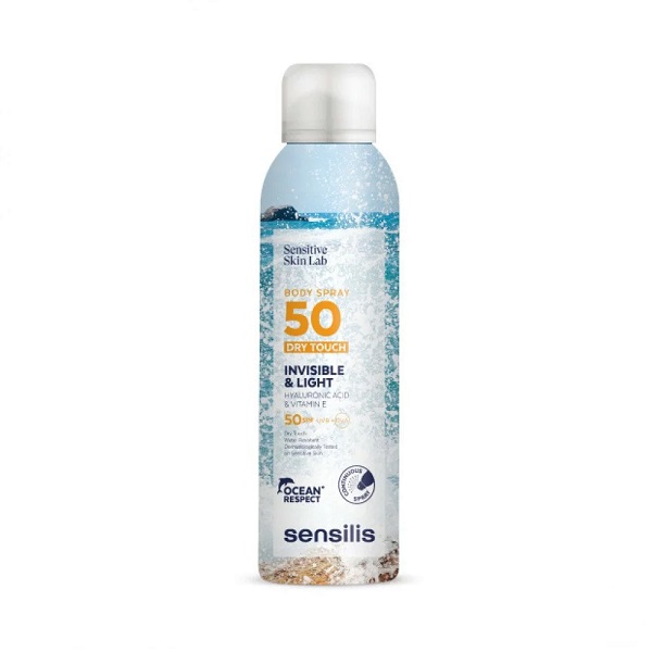 SENSILIS Body Spray Toucher sec SPF50 200 ML