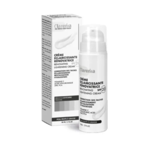CLARENIA CREME ECLAIRCISSANTE RENOVATRICE SPF20 PEAUX MIXTES A GRASSES 50ML