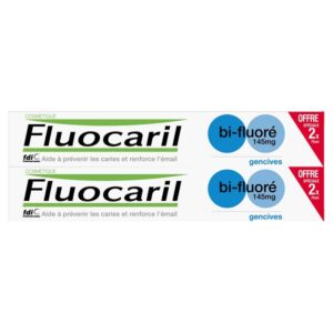 FLUOCARIL DENTIFRICE BI-FLUORÉ GENCIVES 145MG, 75ML LOT DE 2