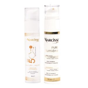 PACK NARCISSE GOLD ECLAIRCISSANTE CRME VISAGE 50ML + ECRAN