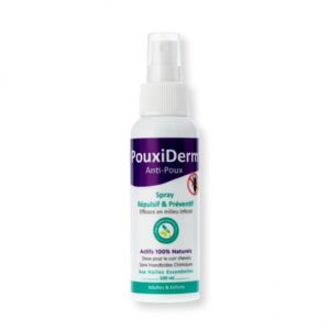 PouxiDerm Spray Anti-Poux Répulsif & Préventif 100ML