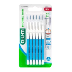 GUM 6 BROSSETTE interdentaires bi-direction - 0.9 mm n°2314