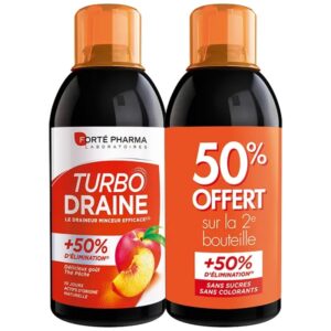 FORTE PHARMA TURBO DRAINE PECHE 2 X 500 Ml