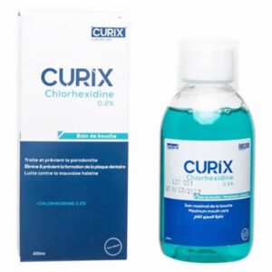 CURIX Bain de bouche CHLORHEXIDINE 0.2% 200 ML Disponible en stock