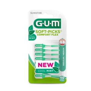 GUM SOFT PICKS COMFORT FLEX 670 MEDIUM 40 UNITÉS