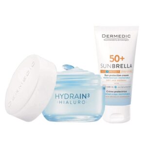 DERMEDIC HYDRAIN 3 PACK MIXTE A GRASSE GEL CREME + SUNBRELLA SPF50+