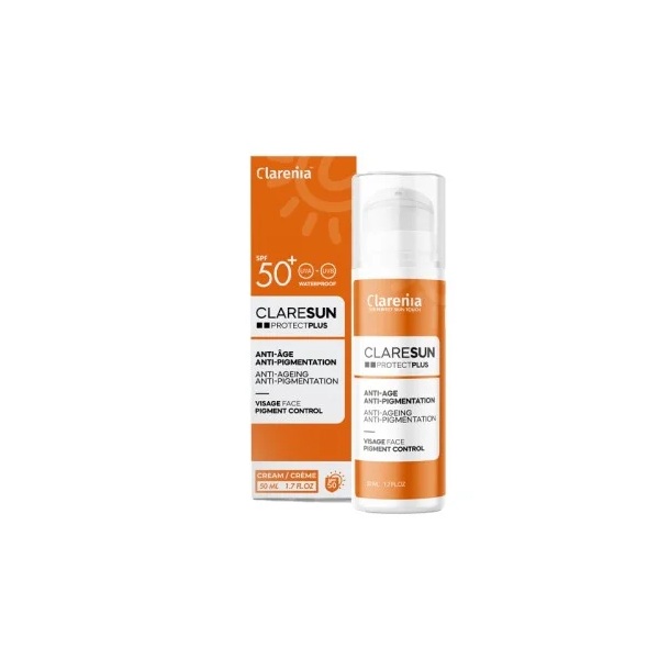 CLARENIA CLARESUN ECRAN ANTI AGE ANTI PIGMENTATION SPF50+ 50ML