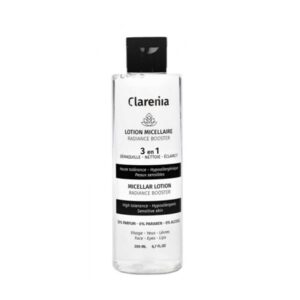 CLARENIA EAU MICELLARE RADIANCE BOOSTER 3EN1, 200ML