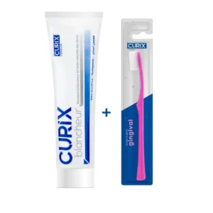 CURIX DENTIFRICE BLANCHEUR 75 ML  + brosse à dents gratuite
