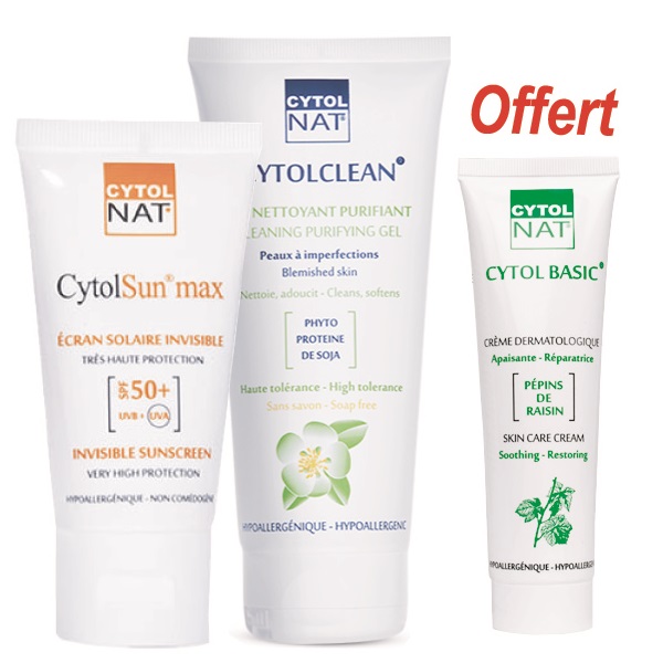 1 PACK CYTOLNAT  ECRAN INVISIBLE +GEL+ CytolBasic 50 ML