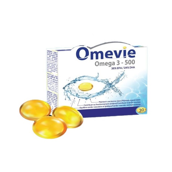 VITAL OMEVIE OMEGA 3 500 30 CAPSULES