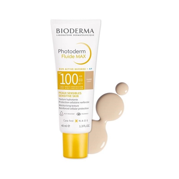 Bioderma Photoderm Fluide Claire Light Max SPF100 40Ml