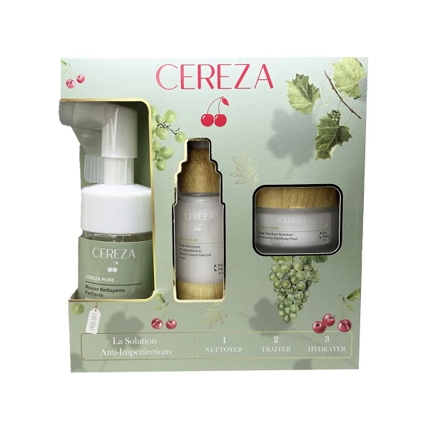 CEREZA PURE COFFRET  SOIN +MOUSSE OFFERT