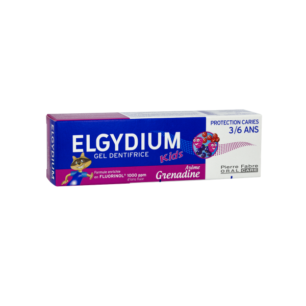 ELGYDIUM DENTIFRICE KIDS GRENADINE 50ML