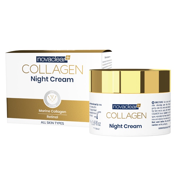 NOVACLEAR COLLAGEN Crème de nuit liftante au collagène Novaclear 50ML