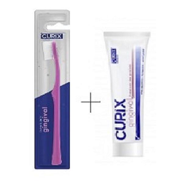 CURIX DENTIFRICE GINGIVAL + BROSSE ADENTS
