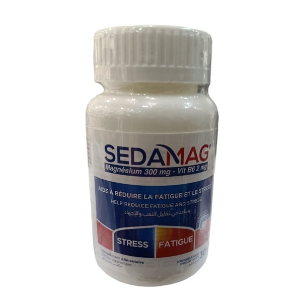 SEDAMAG Magnésium 300mg Vit B6 2mg 30 GELULES