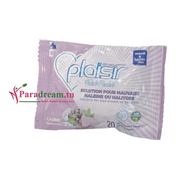 PLAISIR CASSIS 20 COMPRIMES