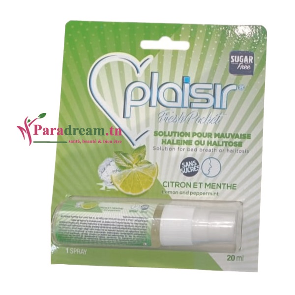 PLAISIR SPRAY CITRON ET MENTHE 20 ML
