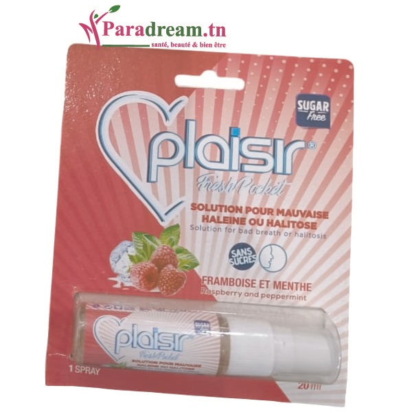 PLAISIR SPRAY FRAMBOISE MENTHE 20 ML