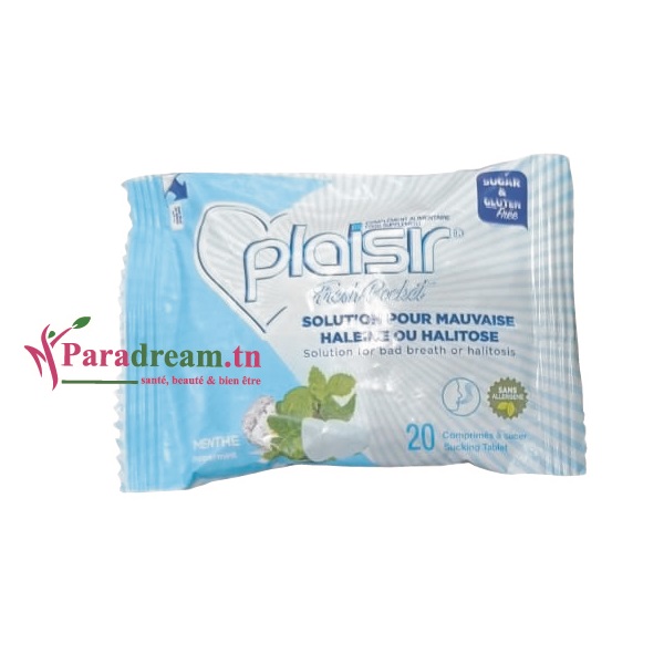PLAISIR MENTHE 20 COMPRIMES