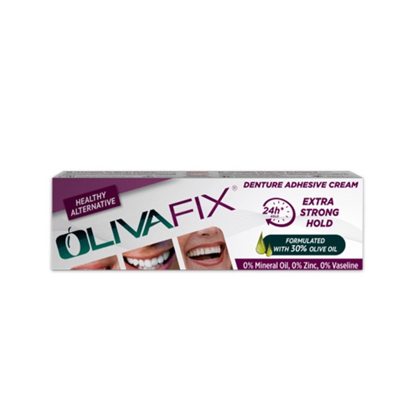 OlivaFix - Crème adhésive pour Prothèses Dentaires - 40gr