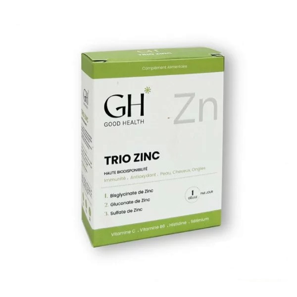 GH TRIO ZINC 30 Gelules