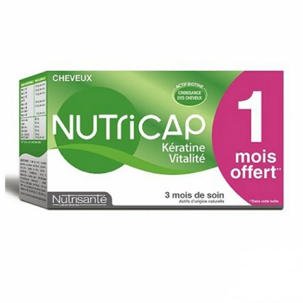 NUTRICAP KERATINE VITALITE - 3 mois