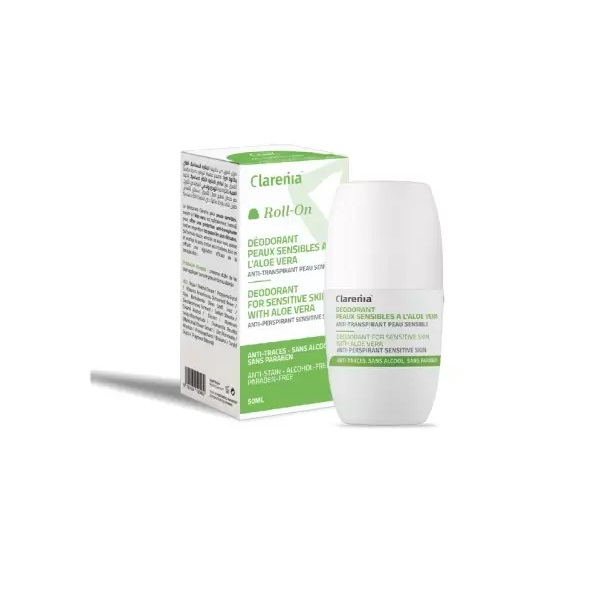 CLARENIA DEODORANT PEAUX SENSIBLES ALOE VERA 50ML