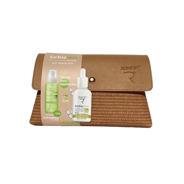 RONCEY TROUSSE SEBIASKIN SERUM 30ML+MOUSSE NETTOYANTE 150ML(-50%)
