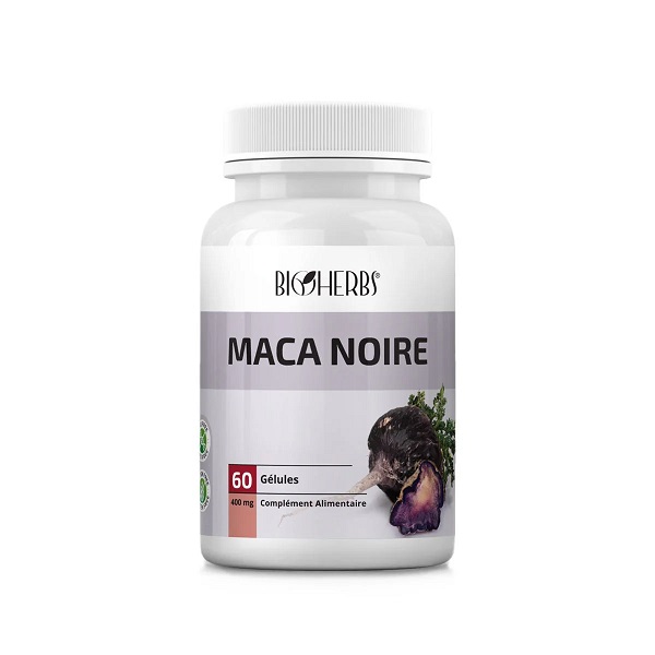 BIOHERBS Maca Noire, BOITE 60 gélules