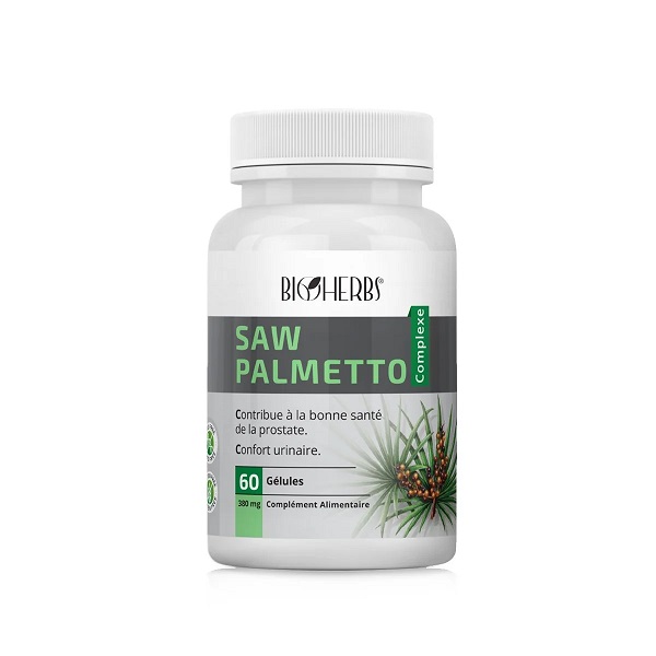 BIOHERBS Saw Palmetto Complexe, BOITE 60 gélules
