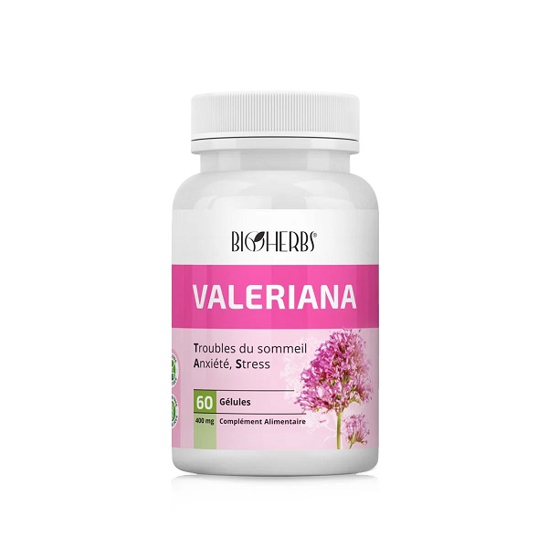 BIOHERBS Valeriana عشبة الناردين, BOITE 60 gélules