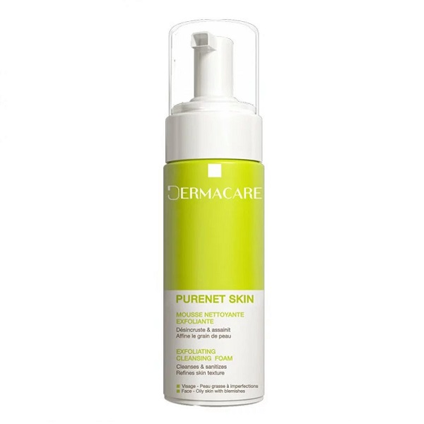 DERMACARE PURENET SKIN MOUSSE NETTOYANTE EXFOLIANTE 150ML