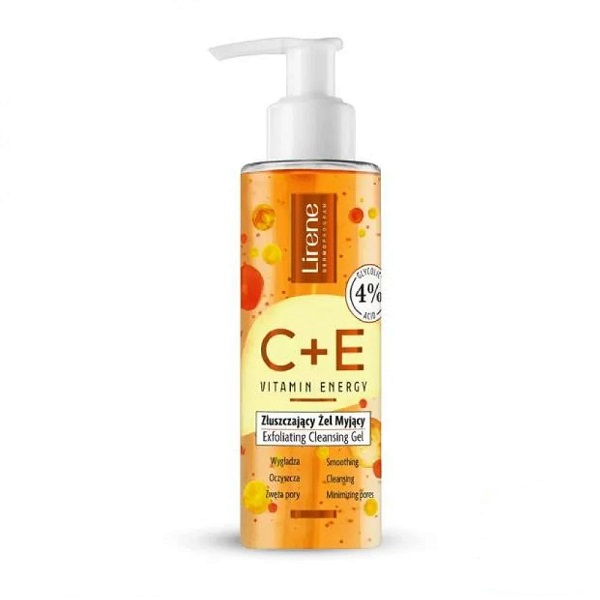 LIRENE C+E GEL NETTOYANT EXFOLIANT 145ML