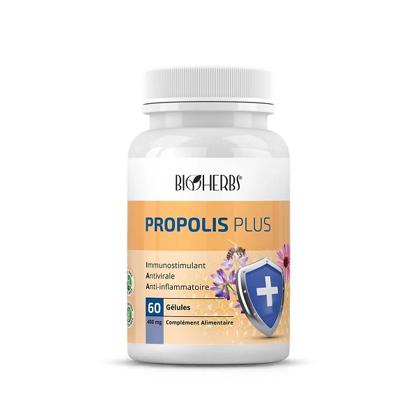 BIOHERBS Propolis Plus, BOITE 60 gélules